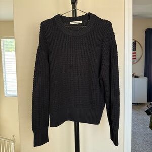 Every Other Thursday - Cotton Fisherman Knit Sweater - S